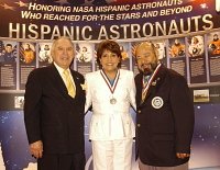 Rick Leal and Astronauts